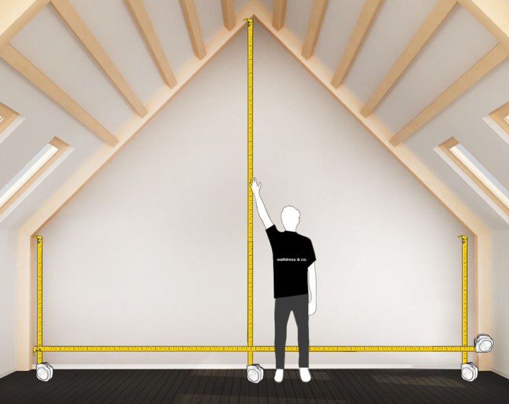 Measure Wall Razor How to measure? – walldress & co.com